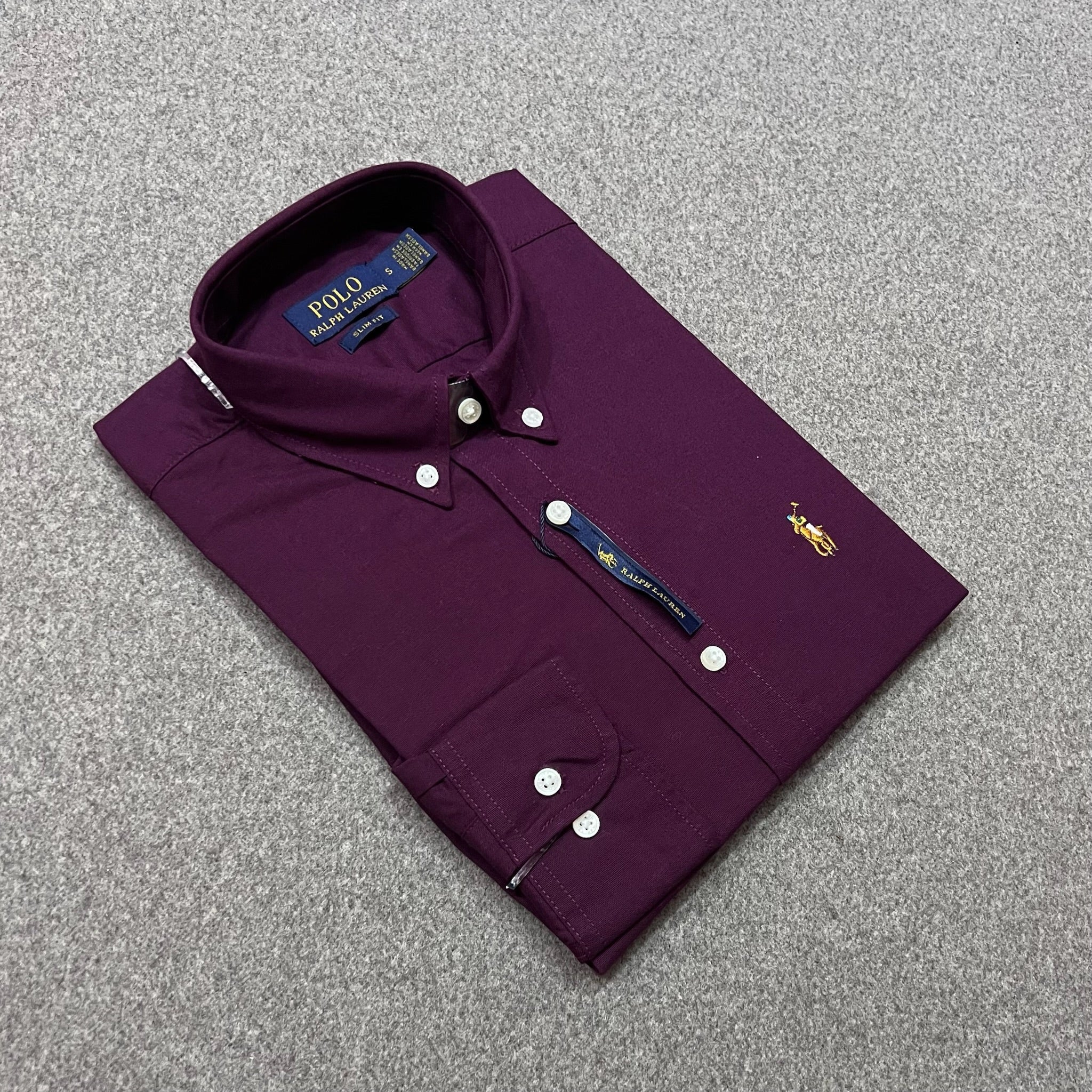 Premium Solid Oxford Cotton Shirt RLS 106 purpole