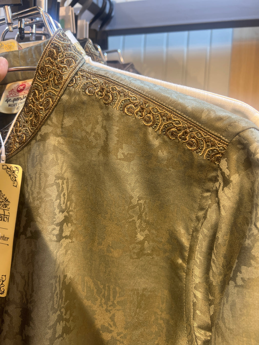 Luxury embroidery Panjabi with premium finish 627
