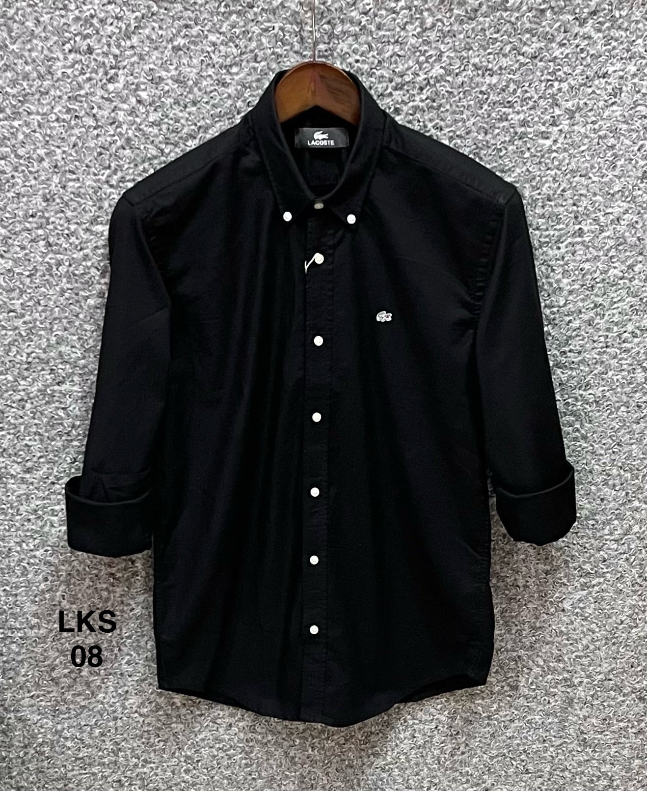 Premium Solid Oxford Cotton Shirt black | Solid Shirt | Shirtology Bangladesh