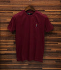 Premium Solid Bear Logo Tshirt RLBT Maroon | Shirtology Bangladesh
