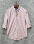 Premium Solid Logo Oxford Cotton Shirt RLS 227