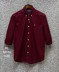 Premium Solid Oxford Cotton Shirt RLS 100