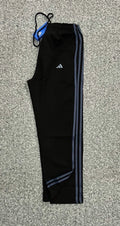 Three Stripe Full Athletic Track Pant Black Ash