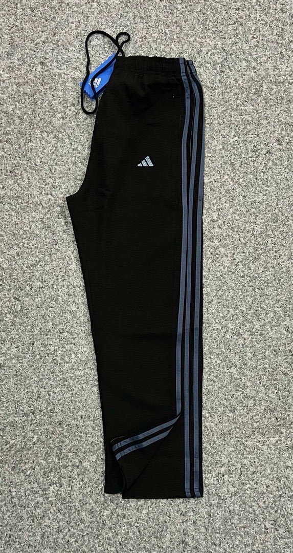 Three Stripe Full Athletic Track Pant Black Ash