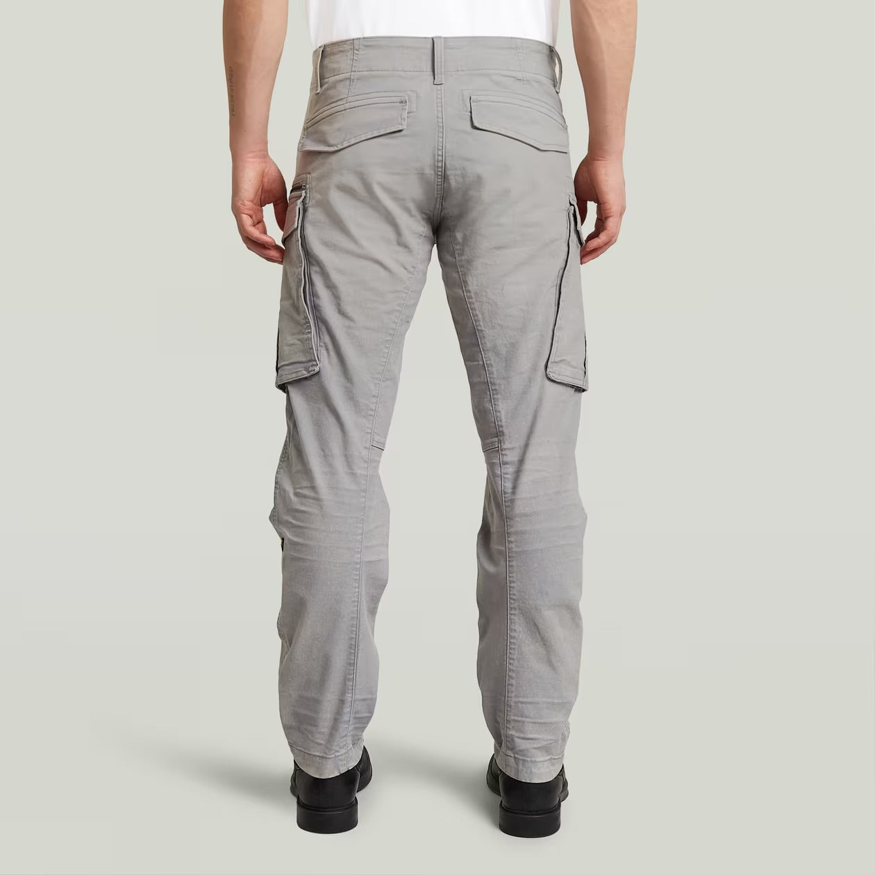 Rovic Zip 3D Tapered Pants off white