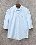 Luxury Linen Blend Solid Shirt with Cane Collar RLS 303