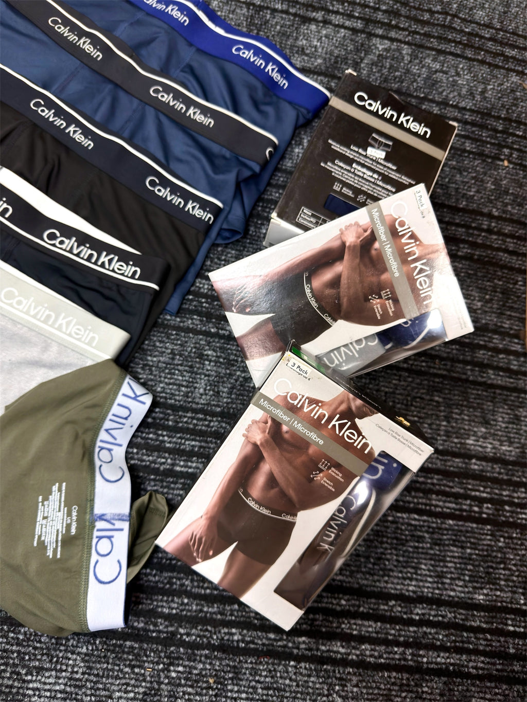 Men's 3-Pack Microfiber Stretch Boxer Briefs – Moisture Wicking
