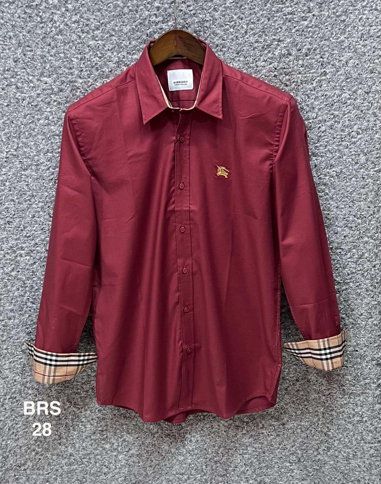 Signature Solid Shirt BRS oxford Maroon 2 | Shirtology Bangladesh