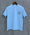 Premium RoundEmbroidery Lacoste Tshirt LKSRET Sky