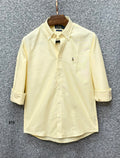Premium Solid Logo Oxford Cotton Shirt RLS 216