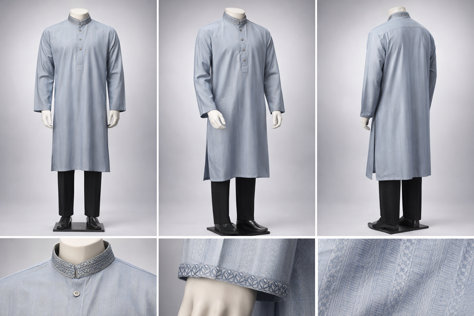 Luxury embroidery Panjabi with premium finish 630