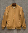 Premium Diamond Quilted Waffle Knit Jacket GCJT Brown