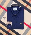 Signature Solid Shirt BRS oxford 25 Navy | Shirtology Bangladesh