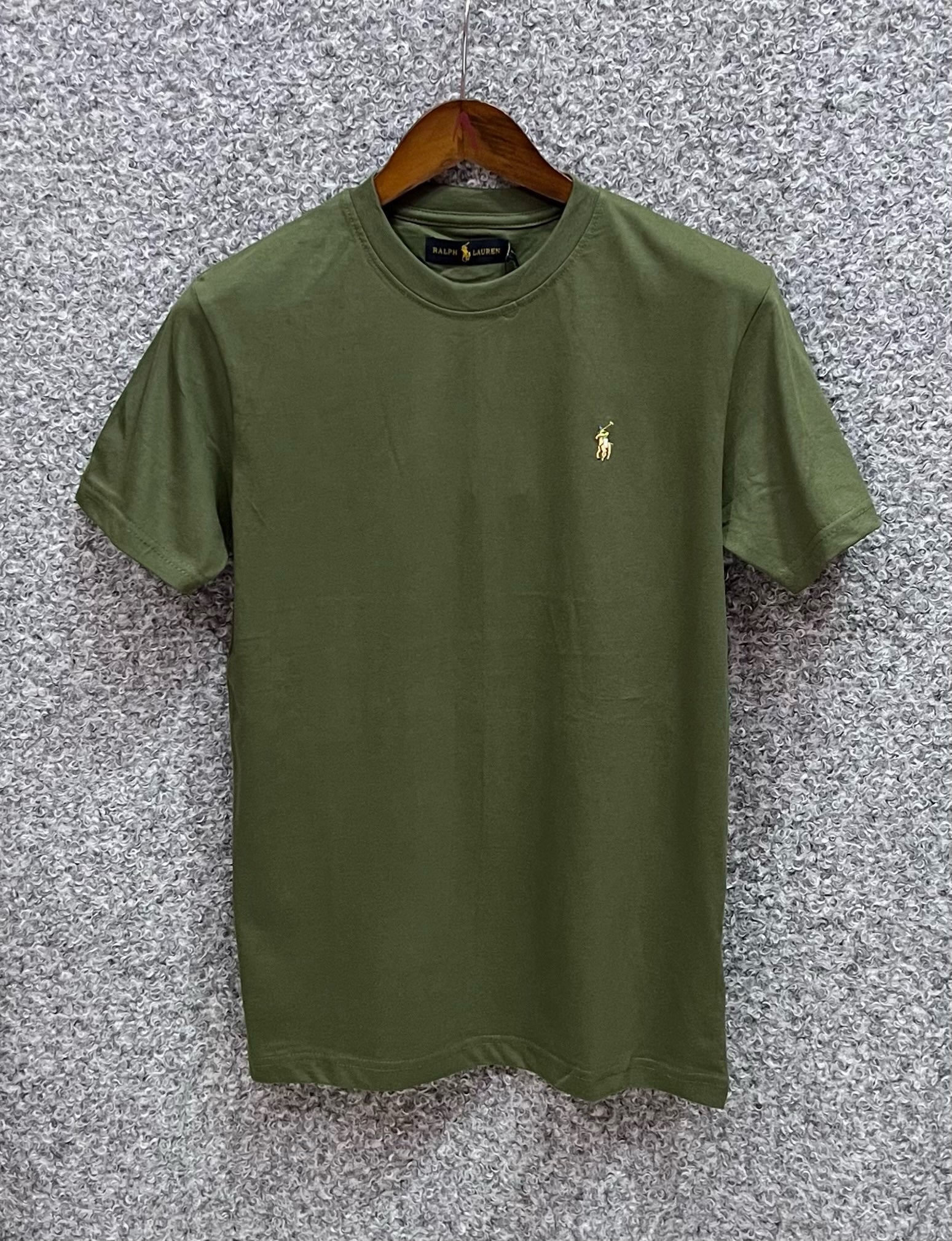 Premium Solid Tshirt RLT Olive | Shirtology Bangladesh