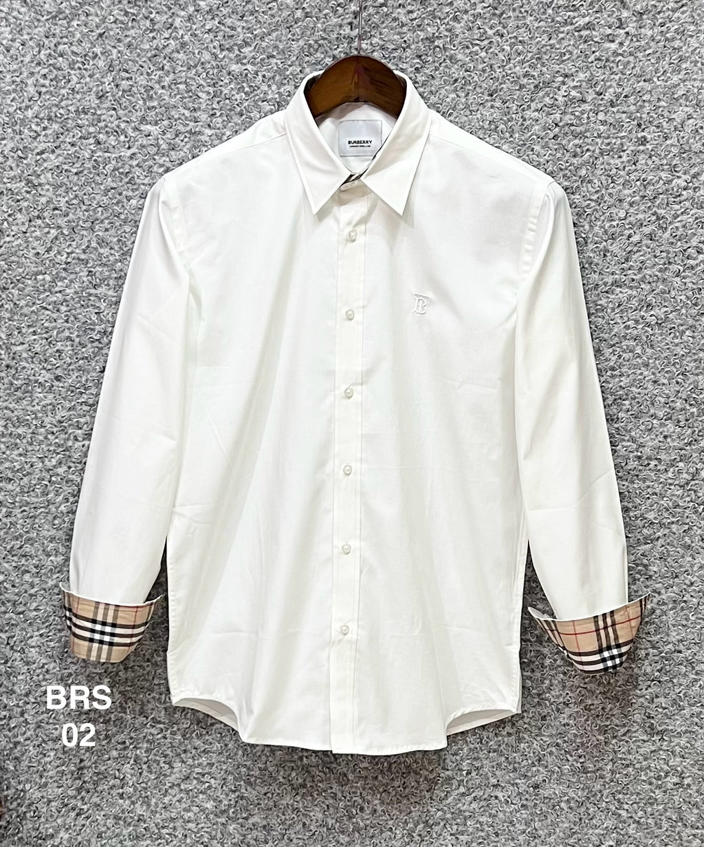 Signature Solid Shirt BRS BT White 02 | Shirtology Bangladesh