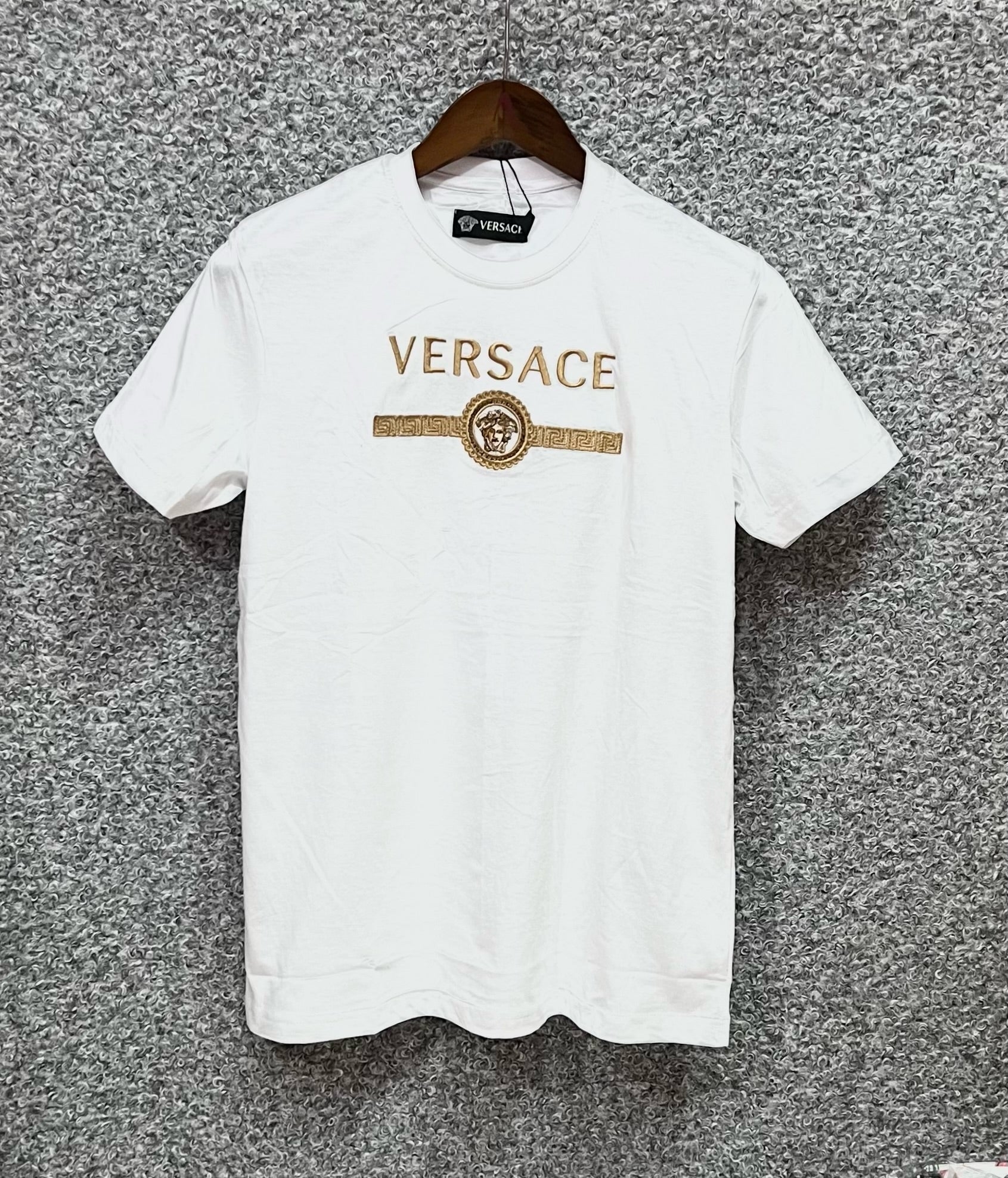 Premium Embroidery Tshirt VRSC White | Shirtology Bangladesh