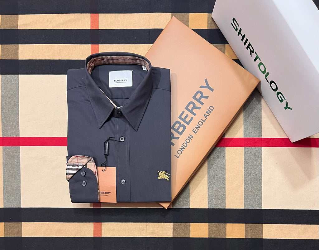 Signature Solid Shirt charcoal | Shirtology Bangladesh