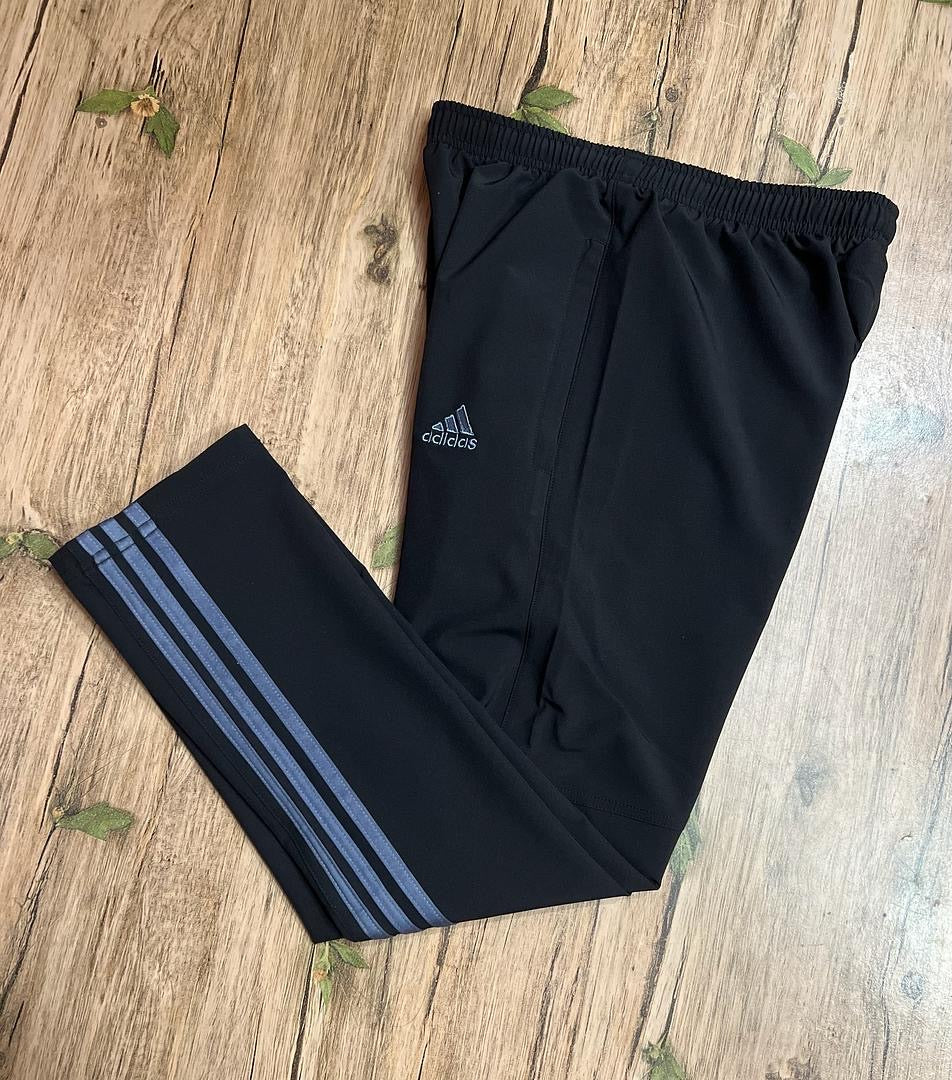 Performance Three-Stripe Half Style Track Pants Black Ash