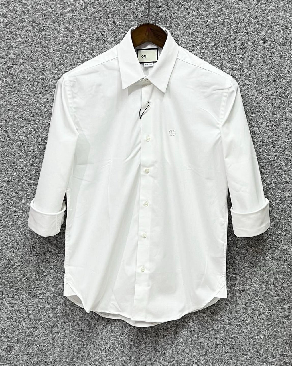 GCS Premium Solid Shirt White | Shirtology Bangladesh