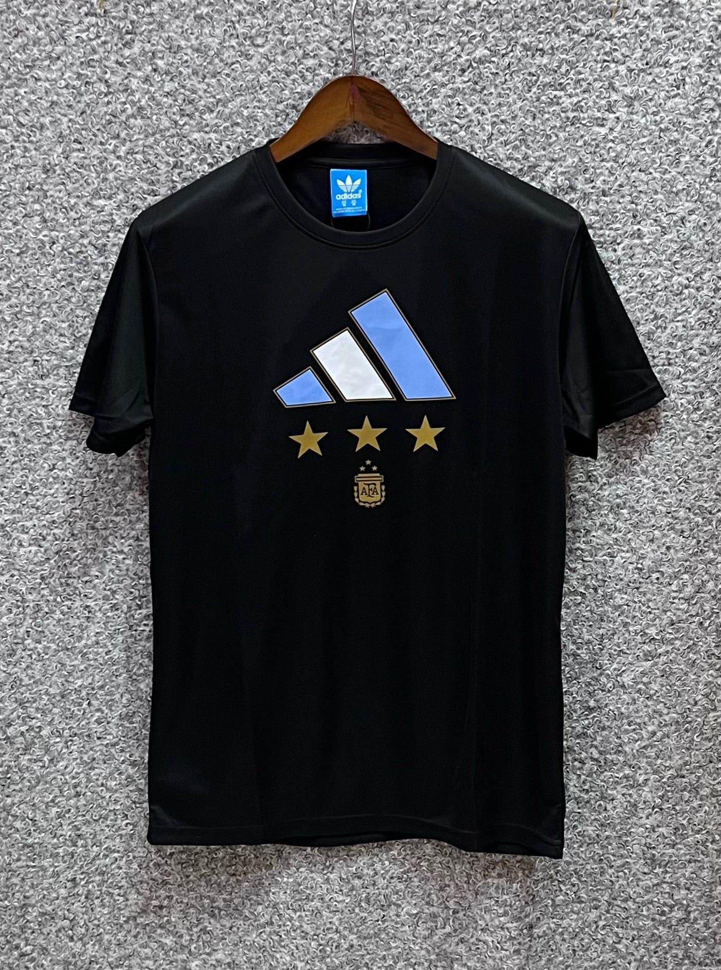 premium ARG print jersey tshirt ARGJ Black