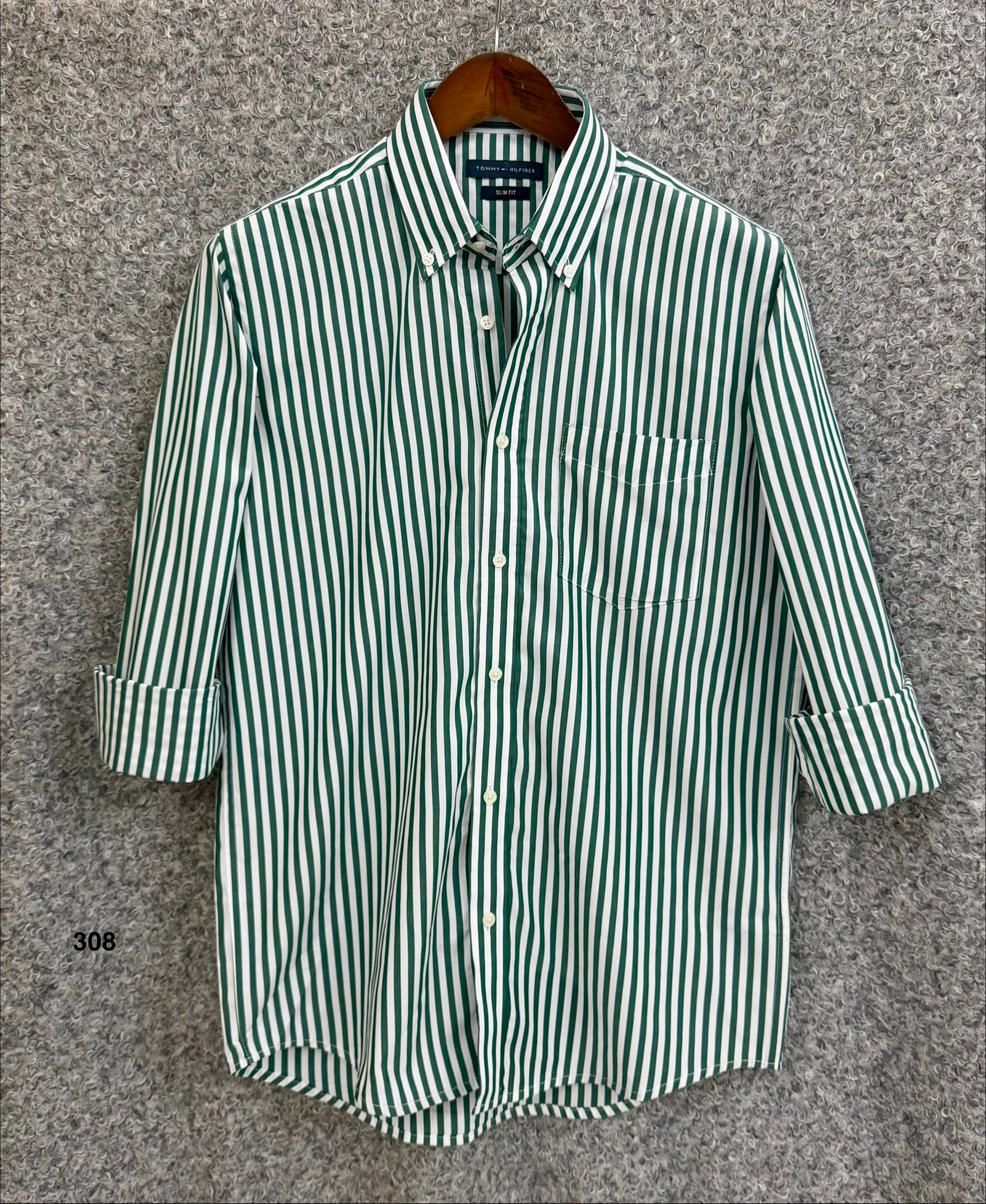 Premium Stripe Full Sleeve Shirt With Pocket | Stripe Shirt | Shirtology Bangladesh