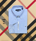 TMS Signature Solid Cotton Shirt oxford sky | Solid Shirt | Shirtology Bangladesh