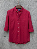Luxury Linen Blend Solid Shirt with Cane Collar RLS 330
