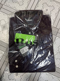 Premium Solid Oxford Cotton Shirt HBS Coffee 156