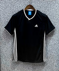 premium side panel stripe jersey tshirt ADSP Black | Shirtology Bangladesh