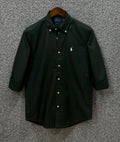 Premium Solid Logo Oxford Cotton Shirt RLS 211