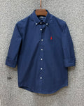 Premium Solid Logo Oxford Cotton Shirt RLS 225