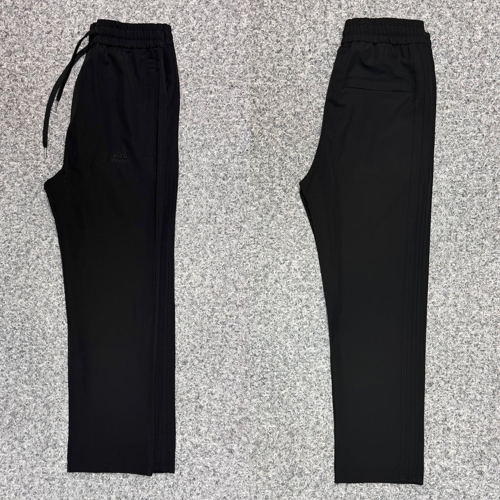Premium Matching Three Stripe Full Athletic Track Pant Black ADTKPT