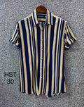 ) Classic Hawaiian Stripe Shirt HPS 30