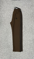 Performance Three-Stripe Full Begi Style Track Pants Khaki & Black