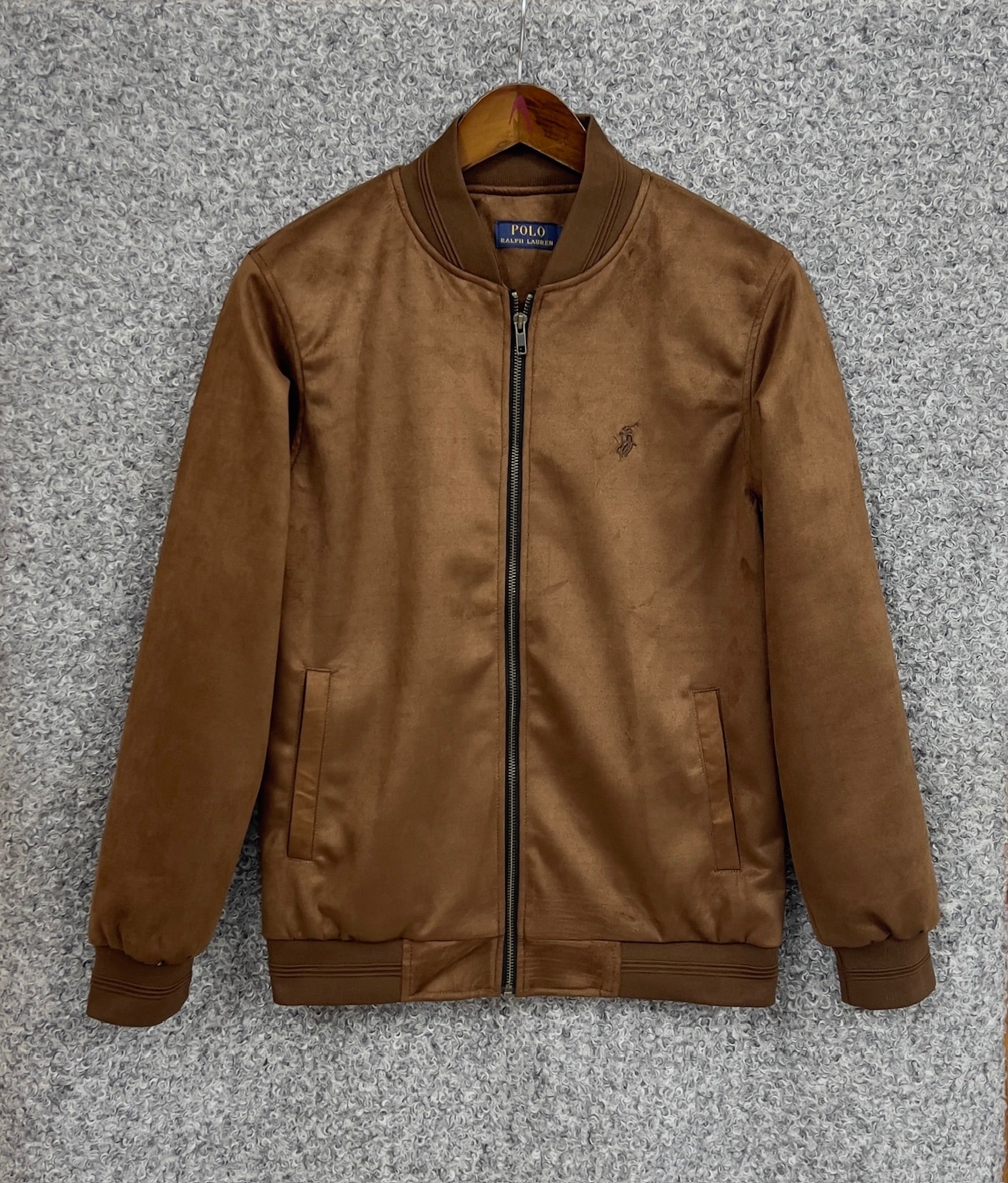 Premium Soft-Touch Suede Finish Jacket coffee