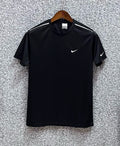 Premium shoulder piping jersey tshirt NKJ Black | Shirtology Bangladesh