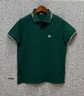 Premium Ultra Heavyweight Luxury Finish Polo Tshirt FPPL Green