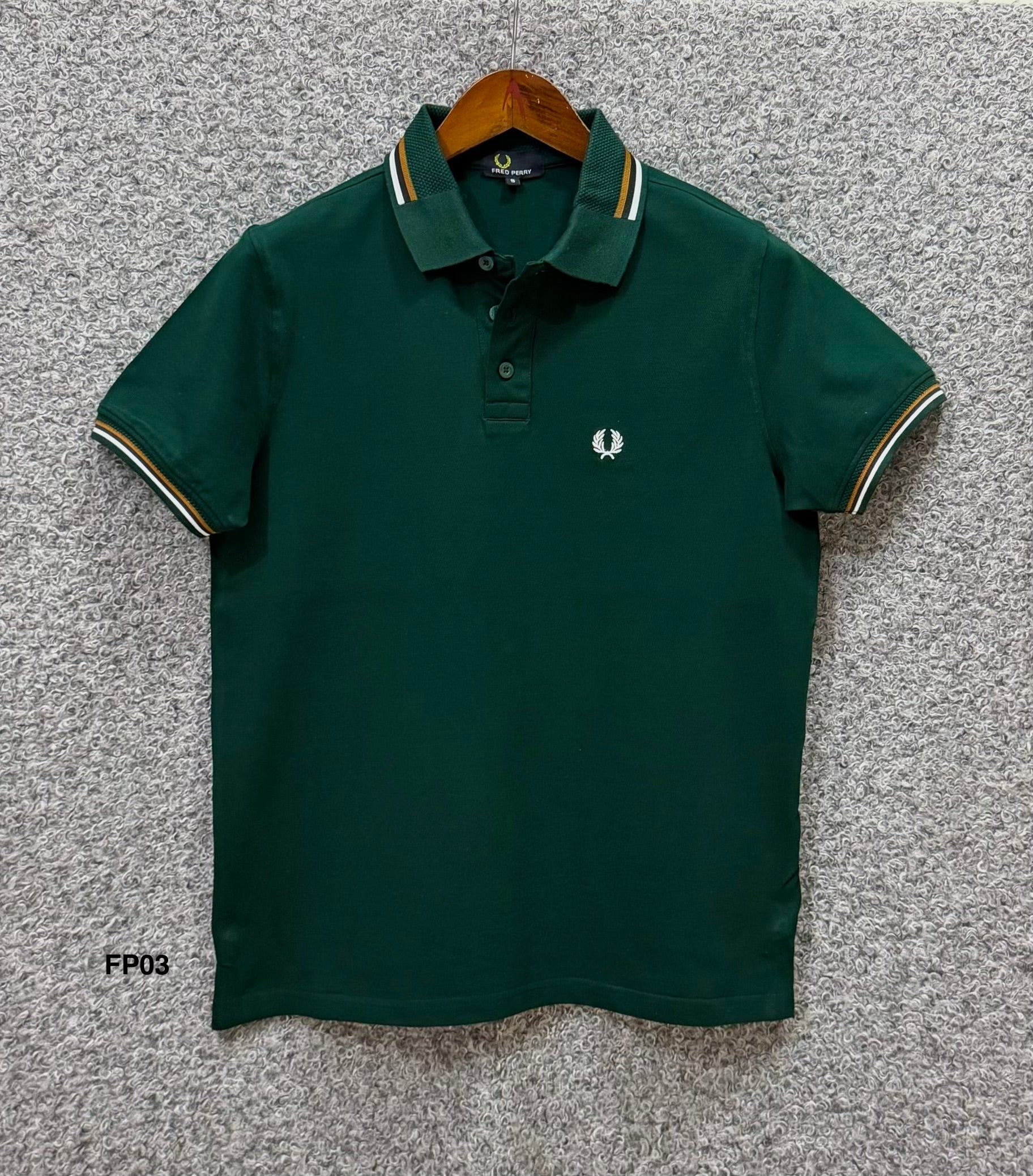 Premium Ultra Heavyweight Luxury Finish Polo Tshirt FPPL Green