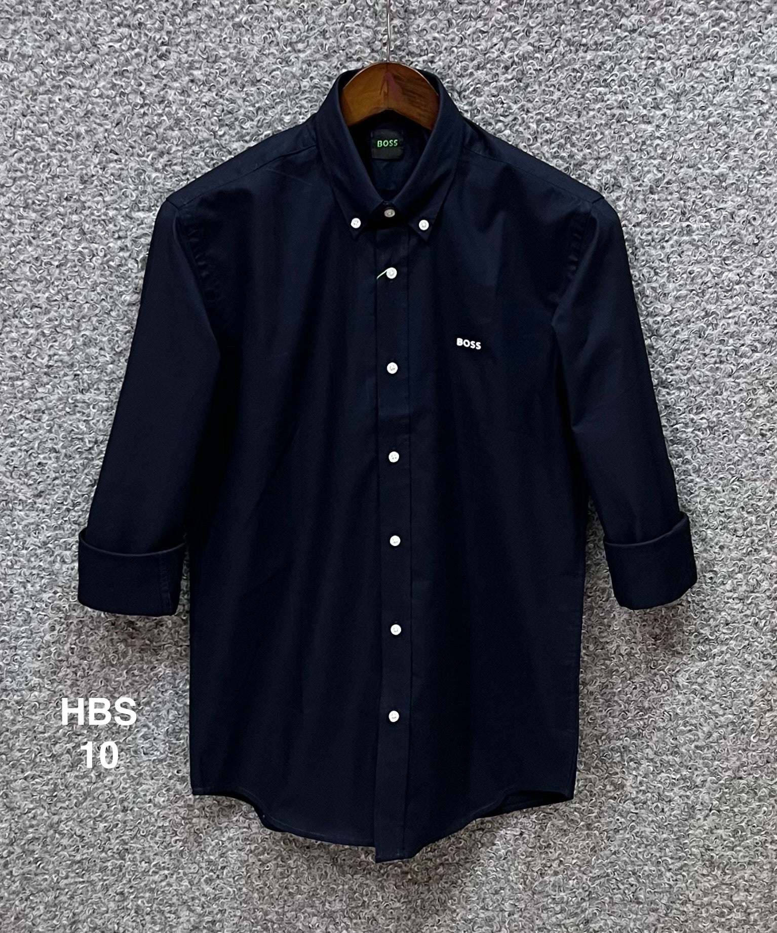 Premium Solid Oxford Cotton Shirt Navy | Solid Shirt | Shirtology Bangladesh