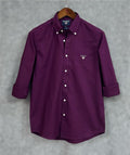 Premium Solid Oxford Cotton Shirt | Solid Shirt | Shirtology Bangladesh