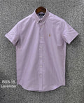 Premium Half Sleeve Solid Shirt Lavender | Short Sleeve Solid Shirt | Shirtology Bangladesh