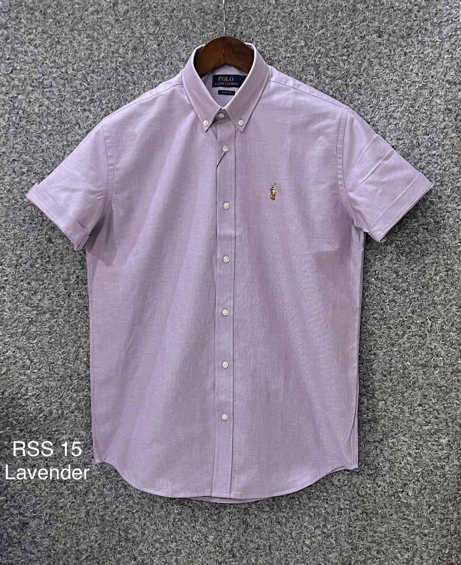 Premium Half Sleeve Solid Shirt RLSS 15 Lavender