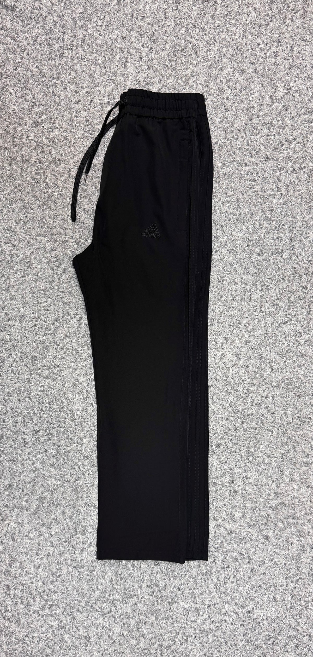 Premium Matching Three Stripe Full Athletic Track Pant Black ADTKPT