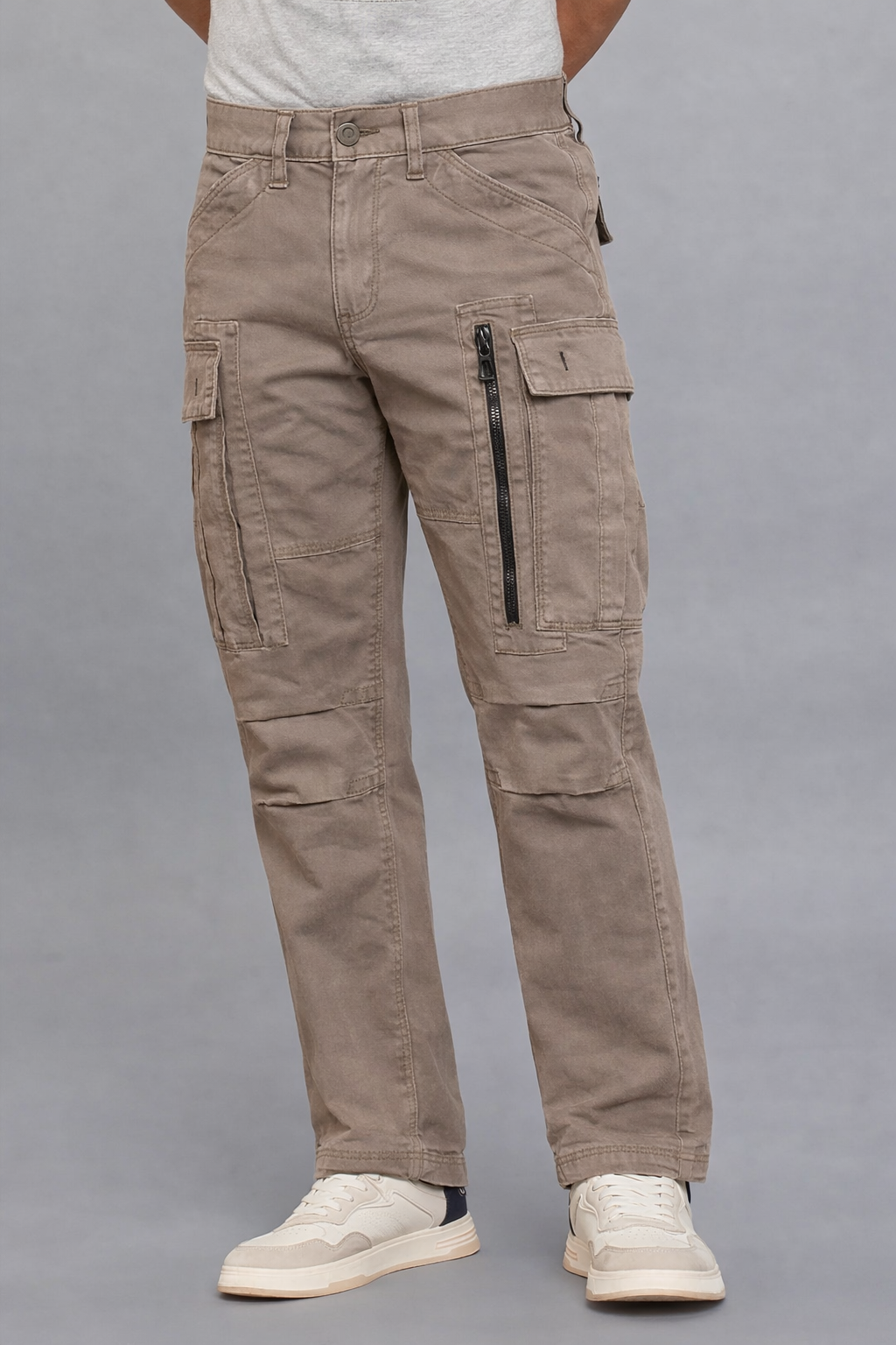 MOSS COMFORT STRAIGHT FIT STRETCH CARGO PANTS RJCP1366-moss | Shirtology Bangladesh