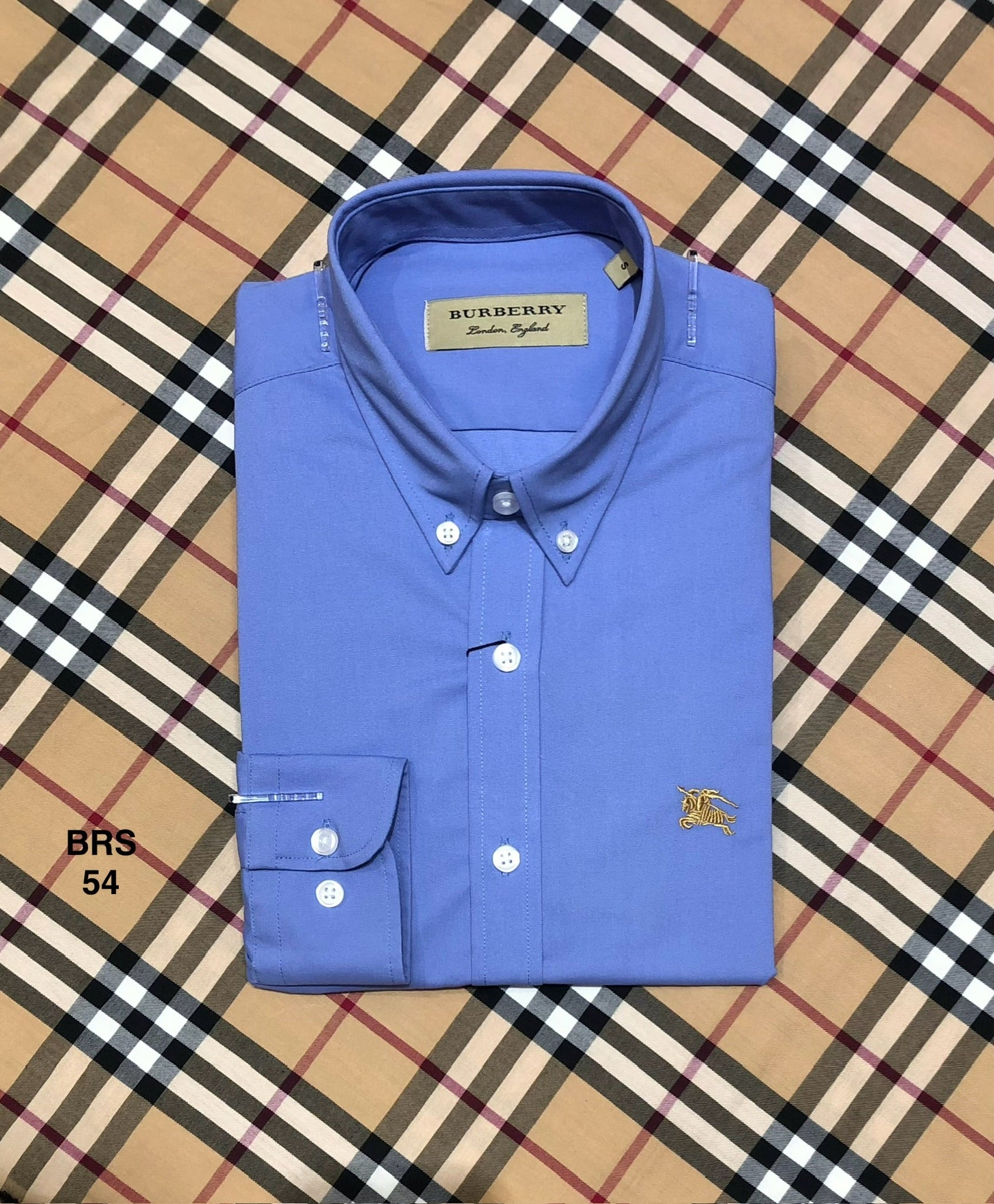 Signature Solid Shirt BRS without contrast sky | Shirtology Bangladesh