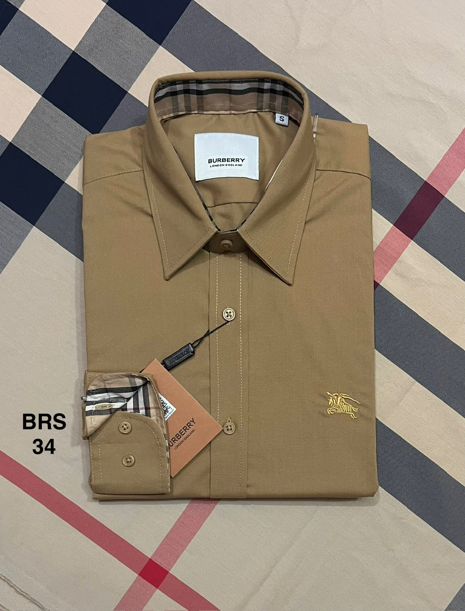 Signature Solid Shirt BRS Biscuit 34 | Shirtology Bangladesh