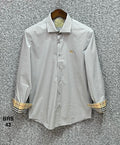 Signature Solid Shirt BRS Formal collar light Ash 42 | Shirtology Bangladesh
