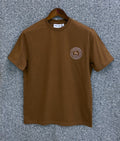 Premium RoundEmbroidery Lacoste Tshirt LKSRET Khaki