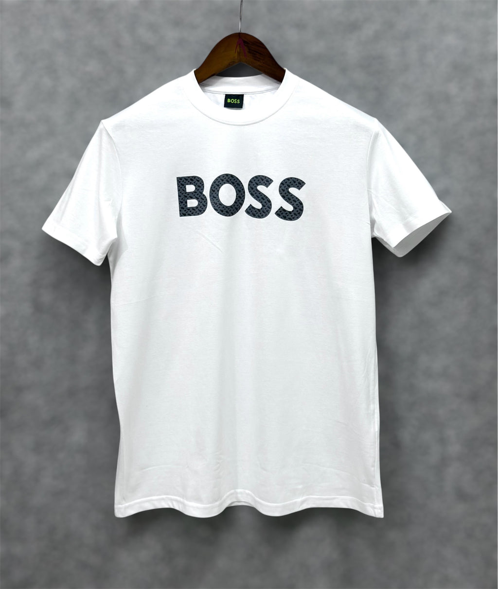 Premium Stone Print Tshirt HBSPT White | Shirtology Bangladesh