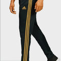 Three Stripe Full Athletic Track Pant Golden Black